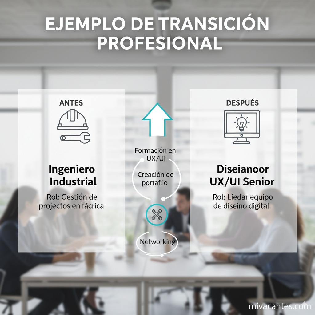 Ejemplo de transición profesional