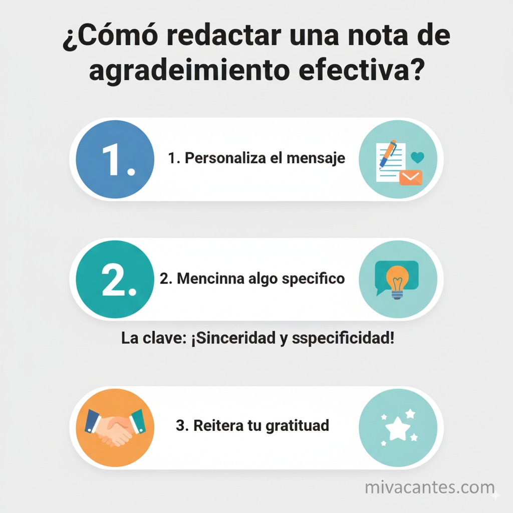 Agradecimiento después de una entrevista