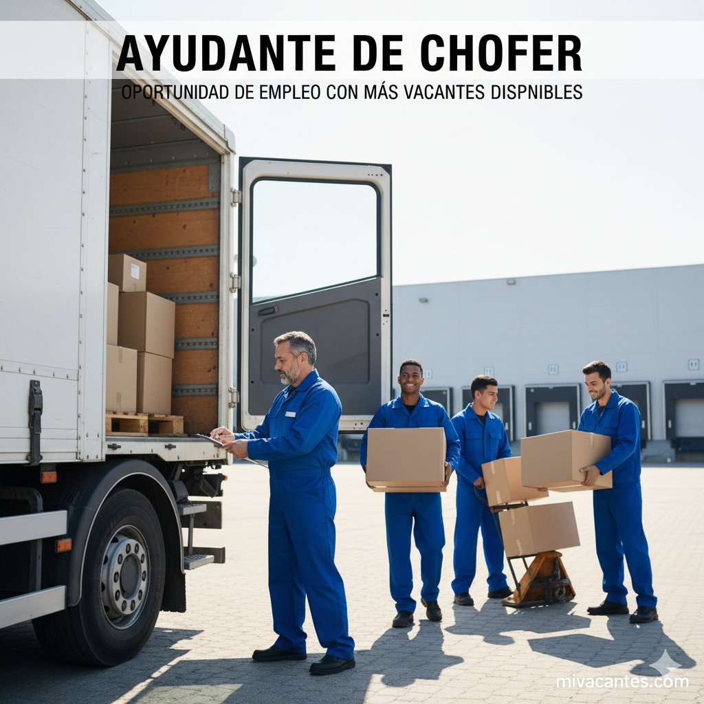Ayudante de Chofer: Oportunidad de Empleo